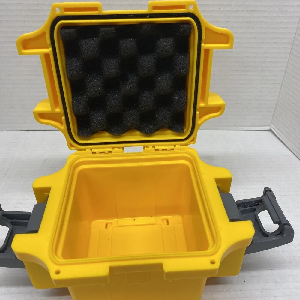 INVICTA Waterproof Heavy Duty Hard Plastic Watch Box Case Storage Yellow